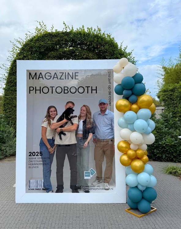 Personalisatie - Ballonnen in de magazine photobooth